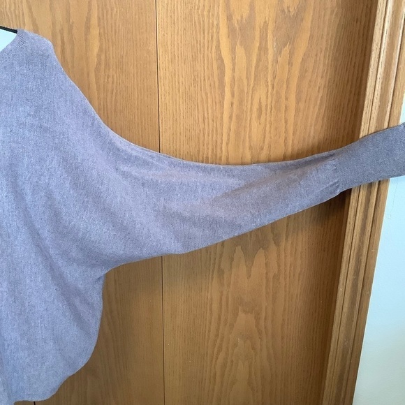 NWT Vila Milano Brown Heather Dolman Sleeve Sweater Sz-L - Picture 3 of 8